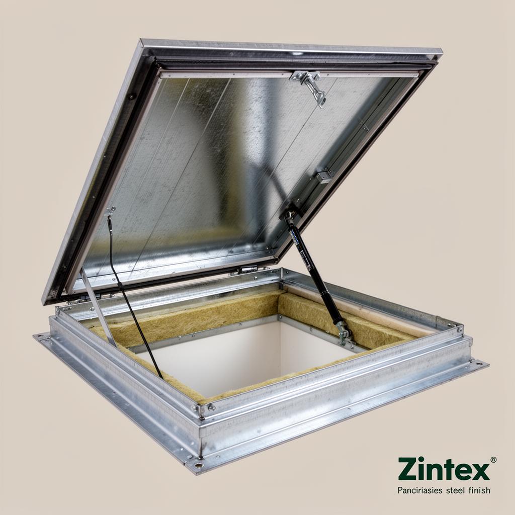 Bespoke Metal Loft Hatch