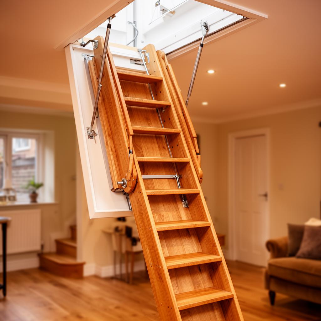 Timber Folding Loft Ladder